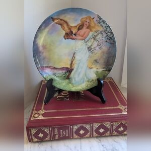 Knowles Ceramic Plate Air The Third Issue In The Four Ancient Elements 1985